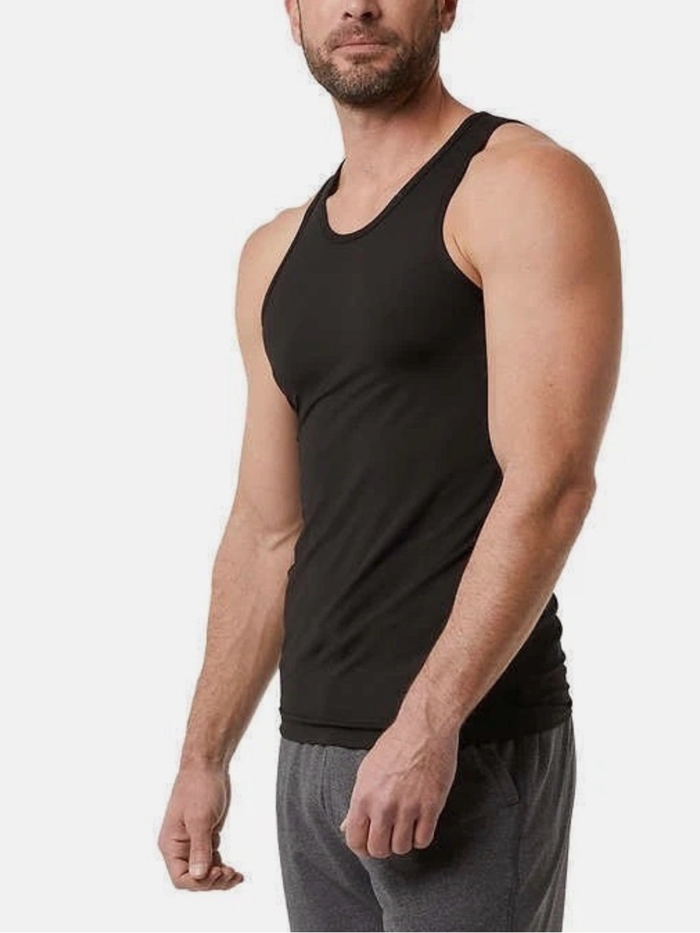 32 Degrees Black Men's 3-Pack Air Mesh Performance Tank